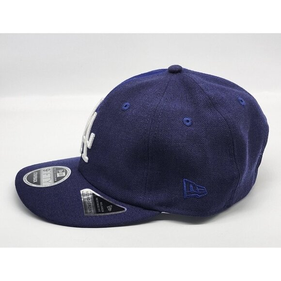 New Era 9FIFTY Retro Crown LA Dodgers Wool Two-Tone Strapback Hat - Picture 2 of 5